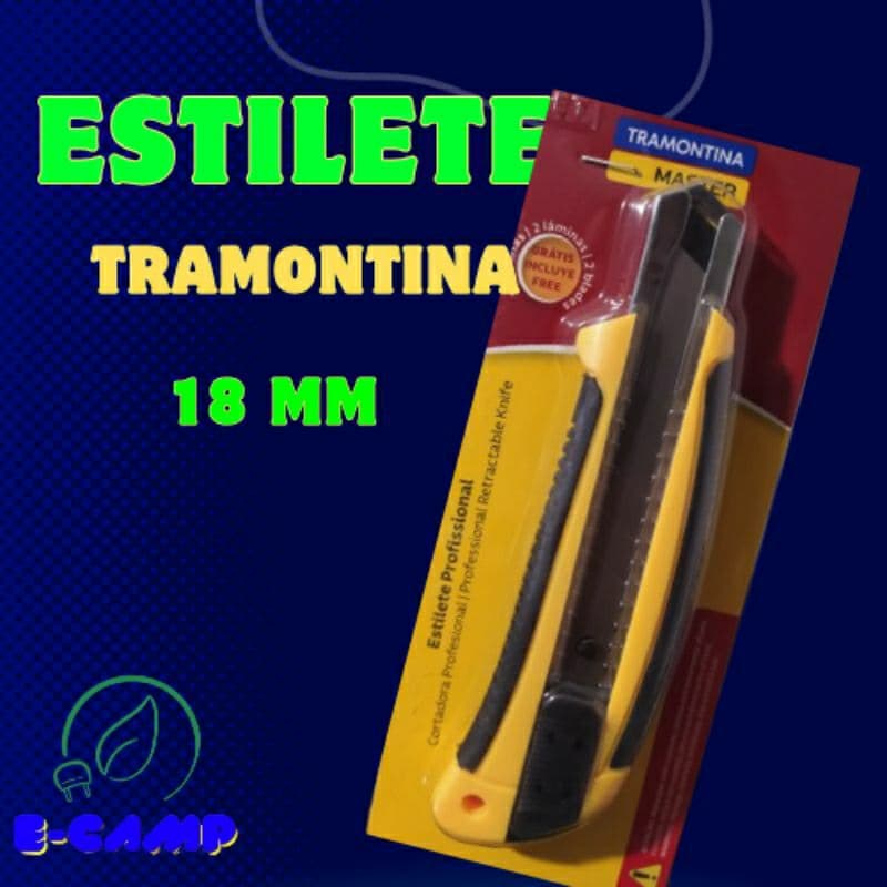 Estilete 18 mm Tramontina profissional