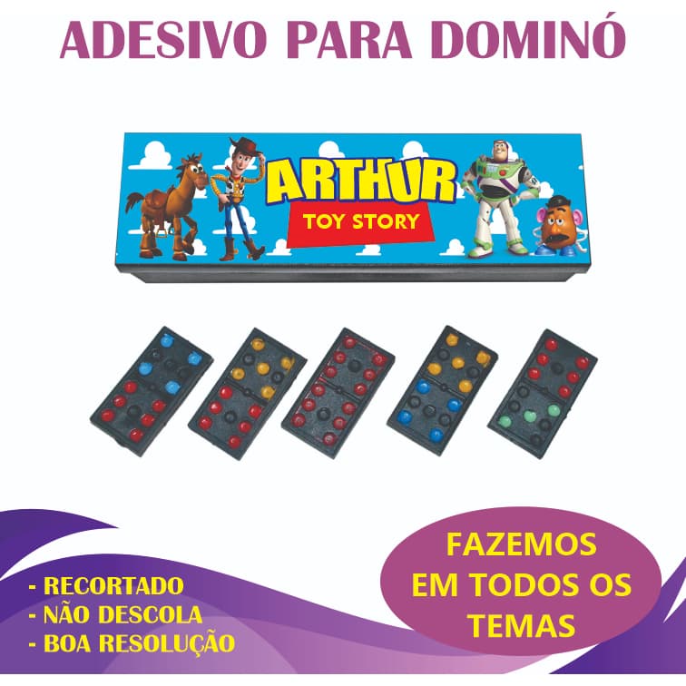 ADESIVO PERSONALIZADO PARA DOMINÓ - TAMPA