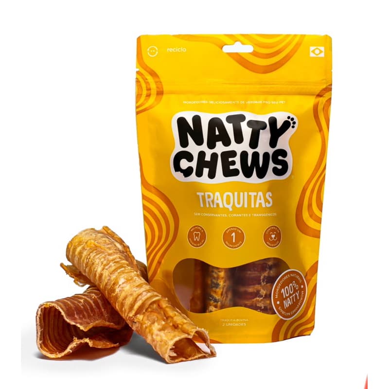 Petiscos para Cães Natty Chews Cachorros Pet