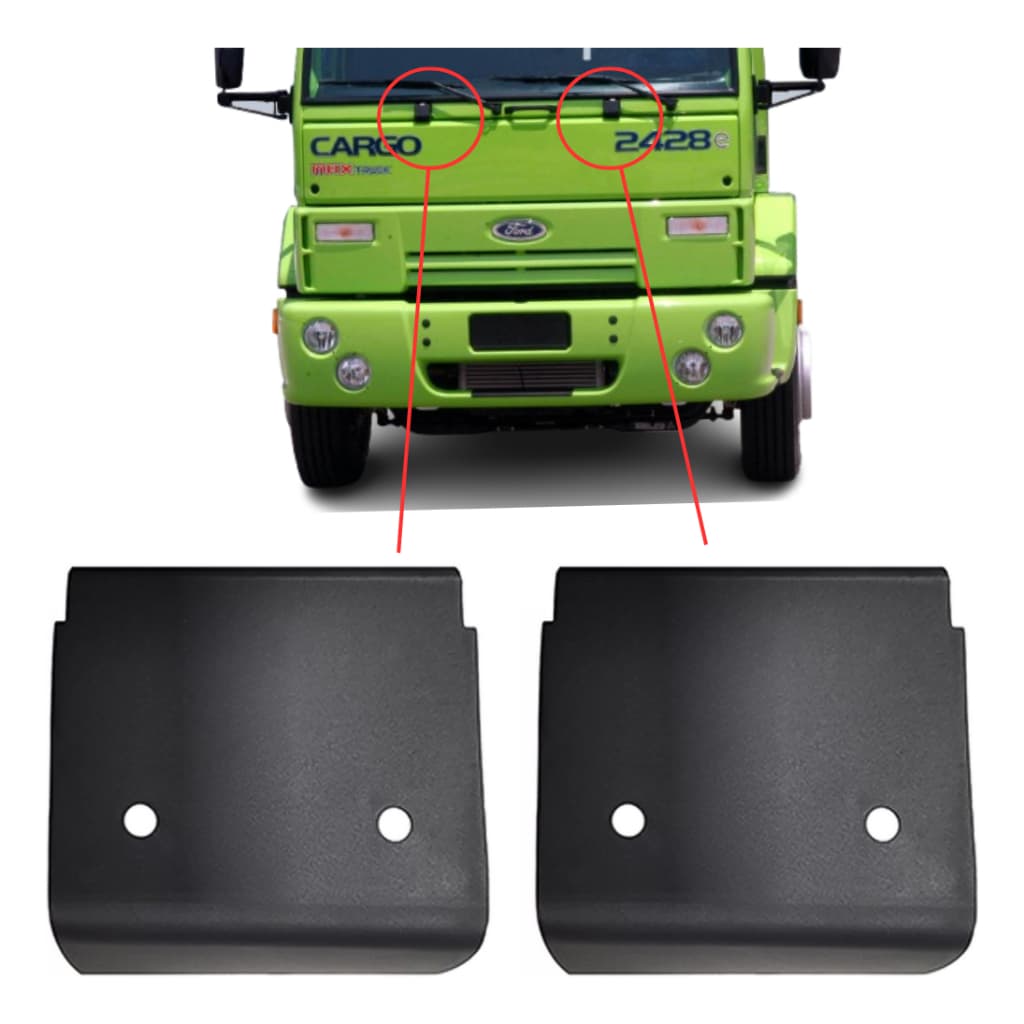 Acabamento Tampa Dobradiça Capô Ford Cargo 712 815 1722 2628