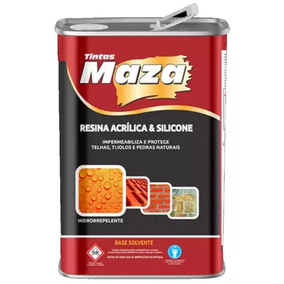 Resina Acrilica  Impermeabilizante  Brilhante Maza 5 litros