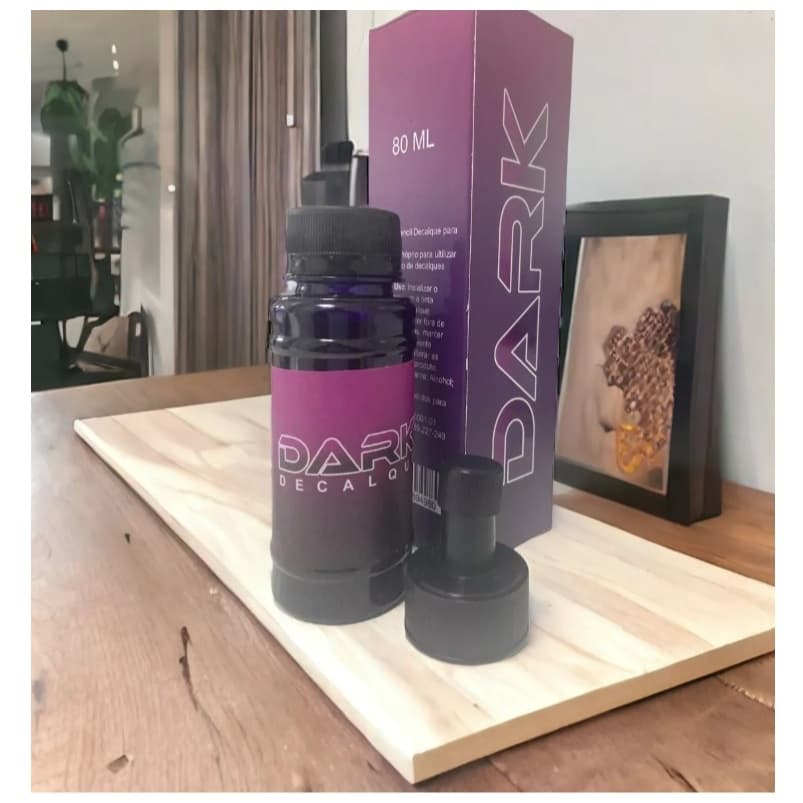 Tinta Stencil Dark Decalque P/tatuagem Refil 80ml Com Bico