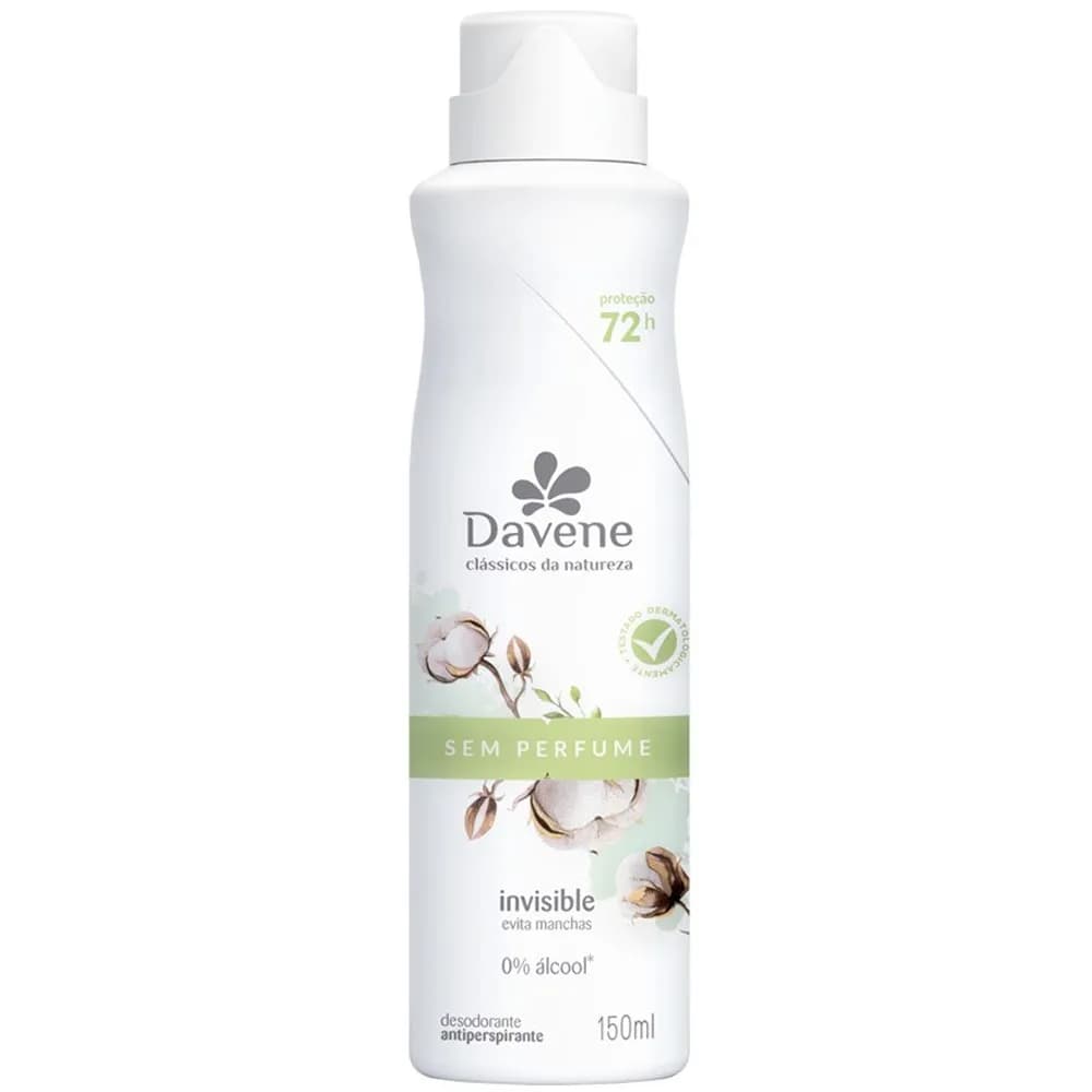 Davene Desodorante Aerosol 150ml - Sem Perfume