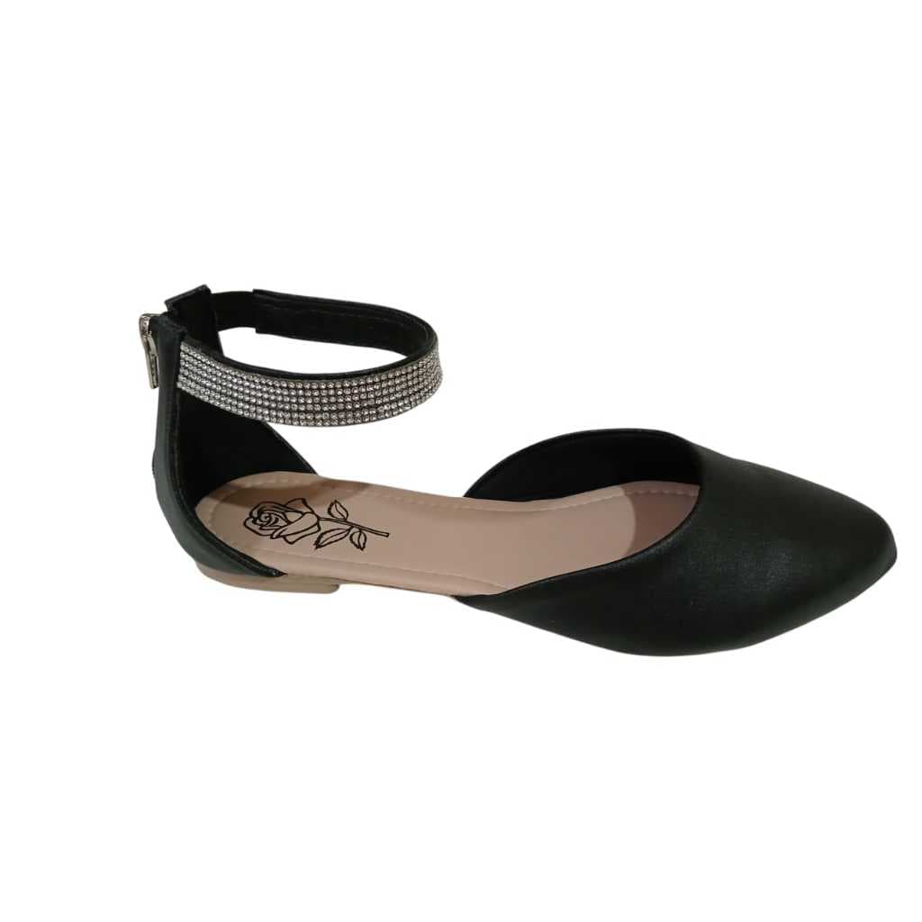 Sapatilha feminina sapato feminino Scarpin confortável social  elegante com strass