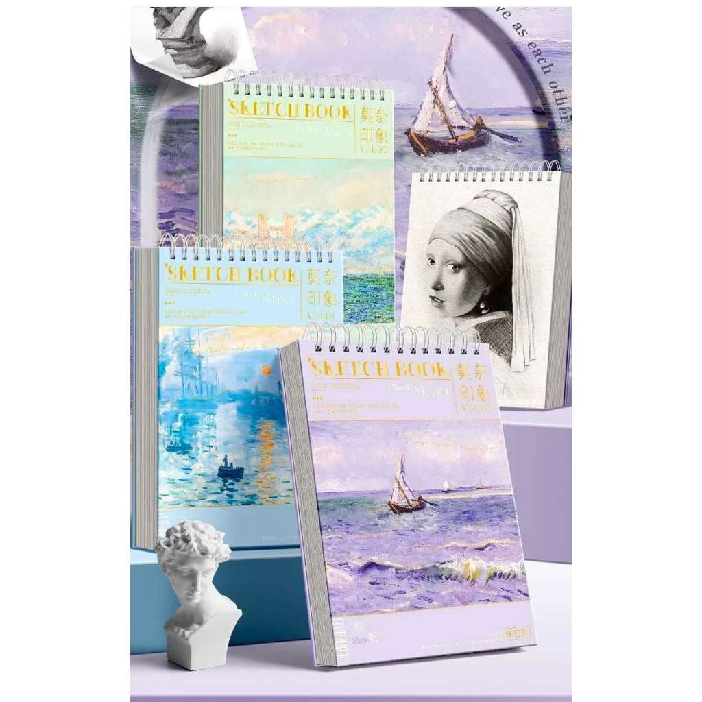 caderno de desenho 60folhas (120 páginas )espessado sketchbook 140g para estudantes 2088-2240