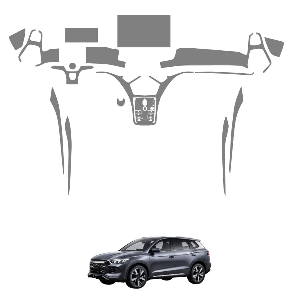 Película PPF Proteção Kit Interior Completo BYD Song Pro 2025 2026 2027 Transparente TPU Premium Anti Risco