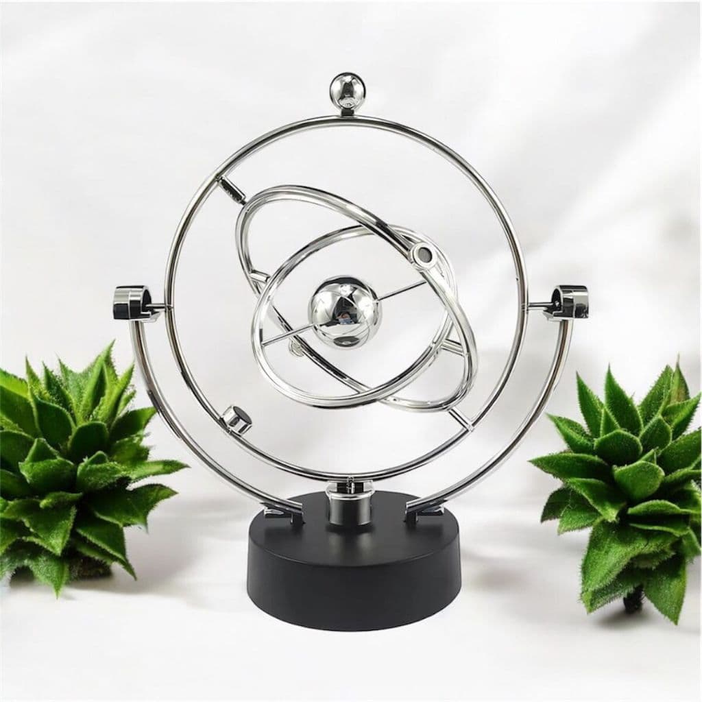 Pêndulo Orbital Enfeite Decorativo Com Movimento Magnético