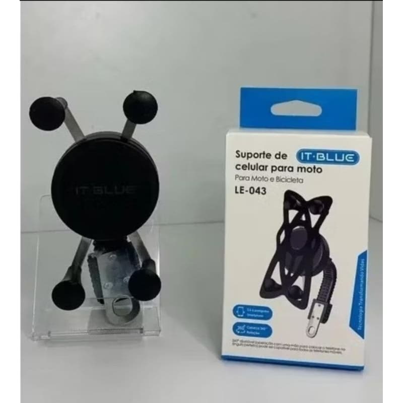 Suporte Universal para Celular Moto Bicicleta It-blue LE-043