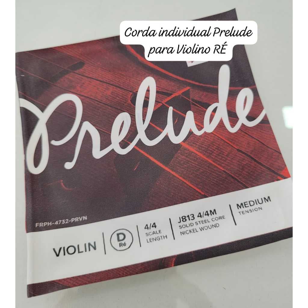 Corda Avulsa para Violino 4/4 Ré Prelude