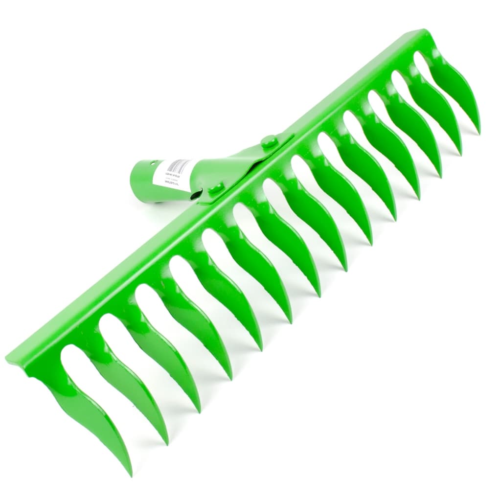 Rastelo Jardinagem 14 Dentes De Ferro 38cm Ancinho Sem Cabo