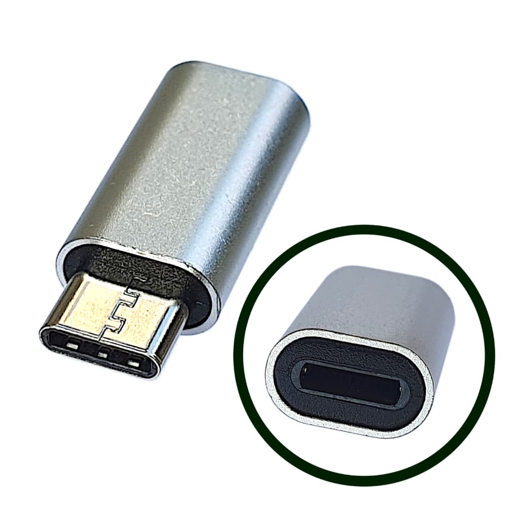 Adaptador Conversor de  Cabo de iPhone Lightining para Usb C ( Type C )