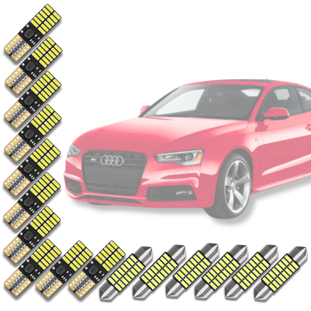 Kit Lampadas Super Led Interno Audi A5 2007 2008 2009 2010 2011 2012 2013 2014 2015 2016 *Envio 24h*