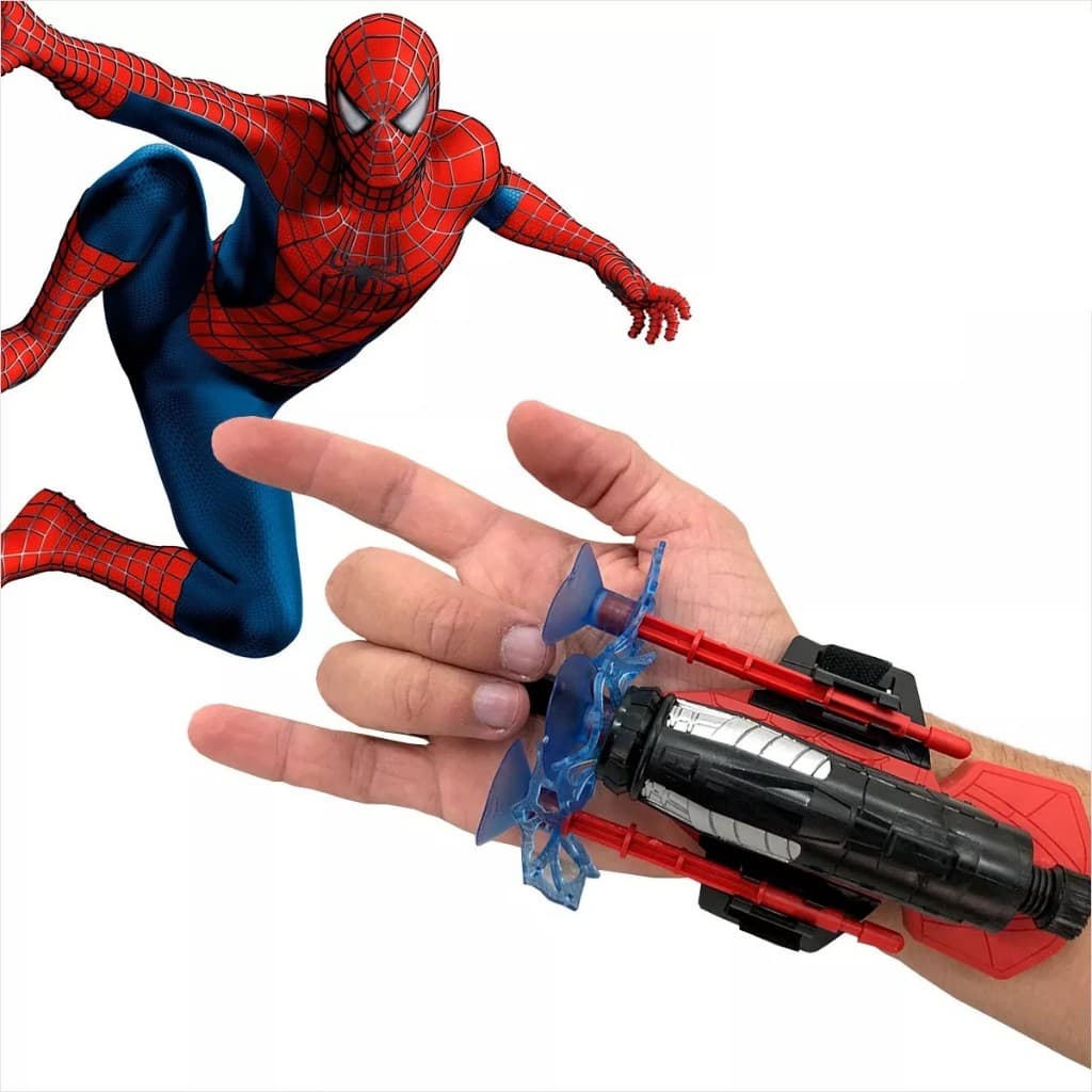 Luva Lança Teia Homem-Aranha Brinquedo Divertido e Interativo para Meninos Super-Heróis