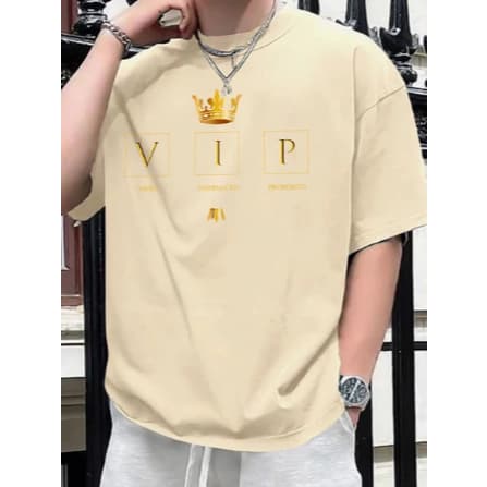 Camiseta Vip Masculina Coroa T-shirt 100% Algodão