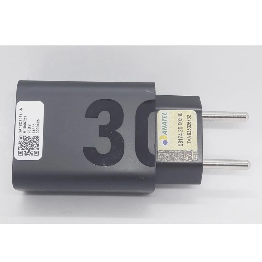 Moto g24 Carregador + Cabo 30w Tipo C Turbo Compatível USB-C
