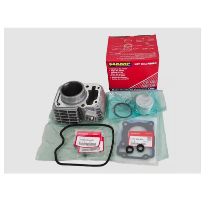 Kit Cilindro Motor Para Titan Fan Bros 150 Original Honda