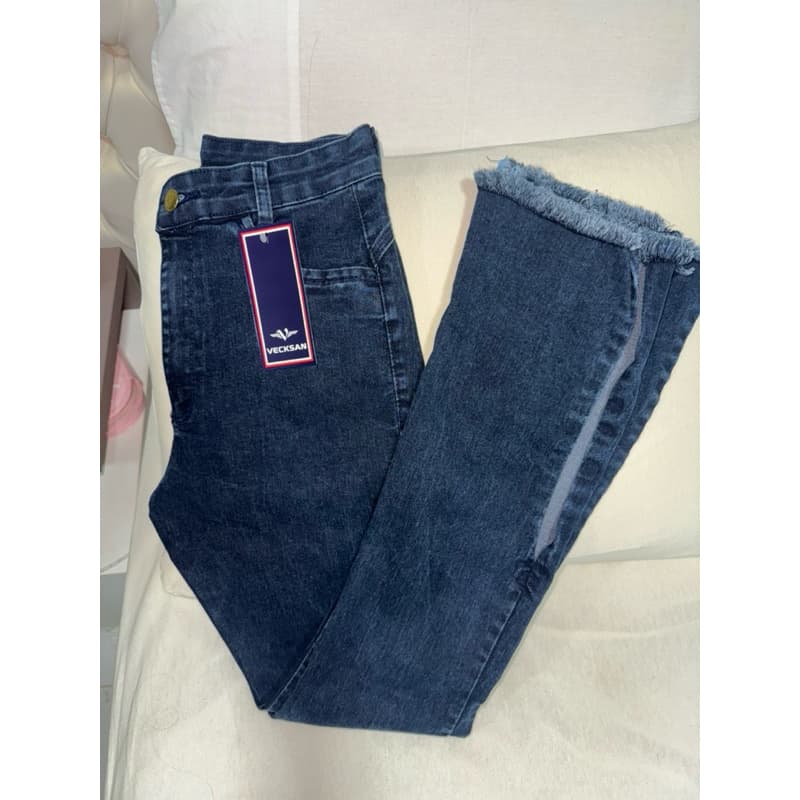 calça jeans Flert flare boca de sino