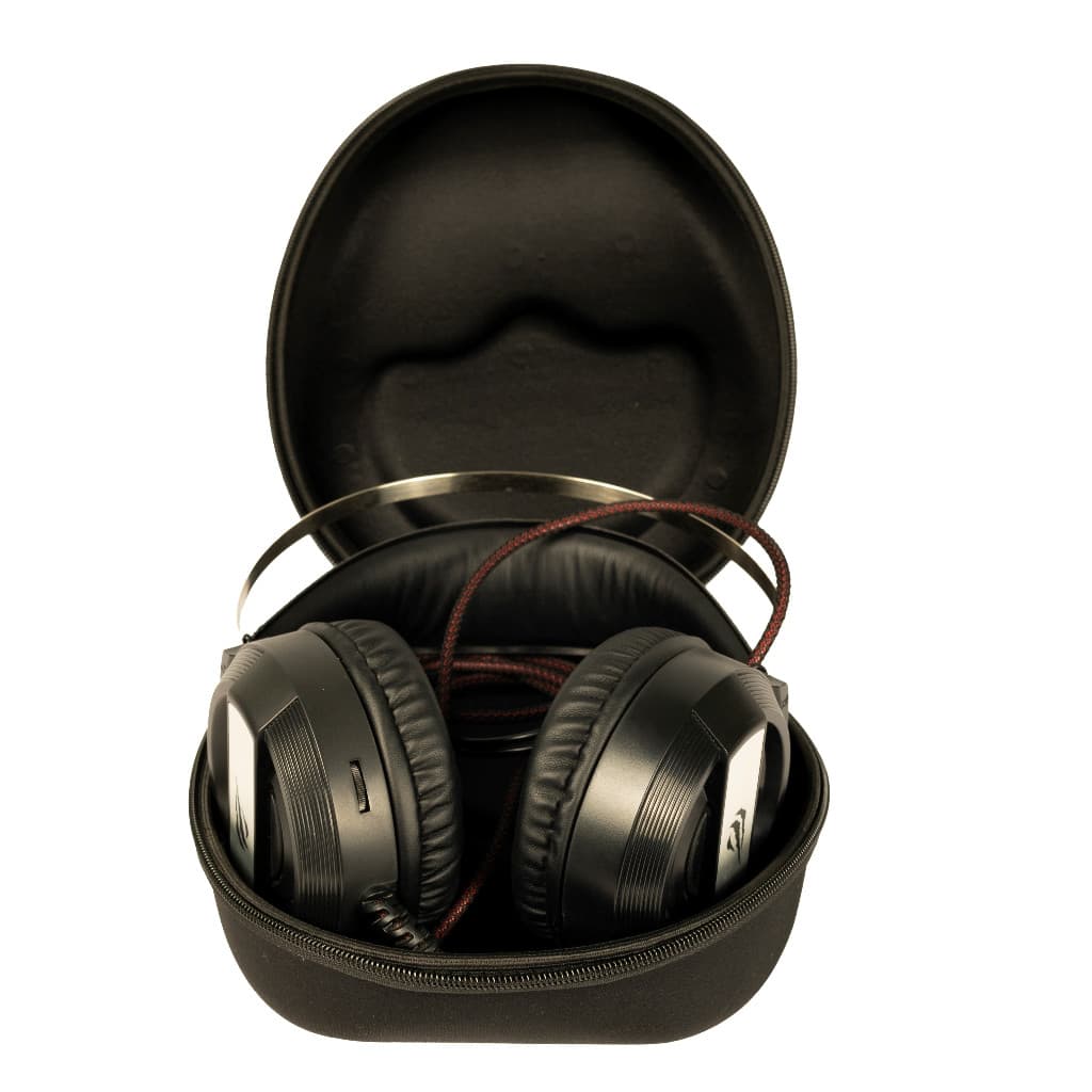 Porta Headphone Case para Acomodar Headphone cor Preto
