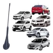 ANTENA DE TETO TRASEIRA/ DIANTEIRA DECORATIVA PRETA (HASTE MEDIA 30CM) TETO PARA CARRO