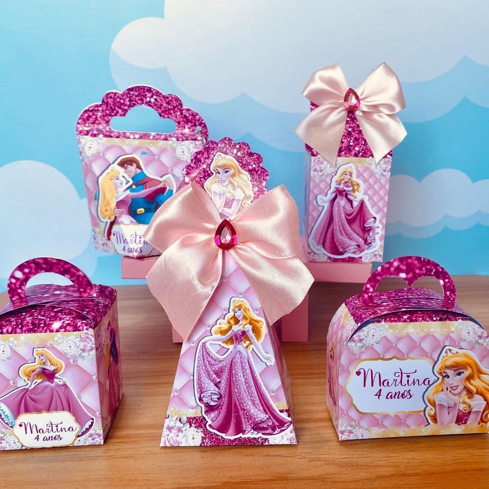 Kit Festa  Personalizados Pricesa Aurora Bela adormecida Personalizados | Lembrancinhas | Festa infantil | Aniversário