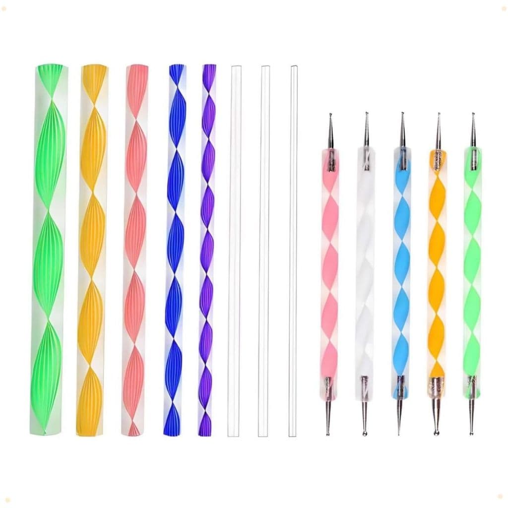Kit 13 Boleadores Em Acrílico Para Pontilhismo Mandala