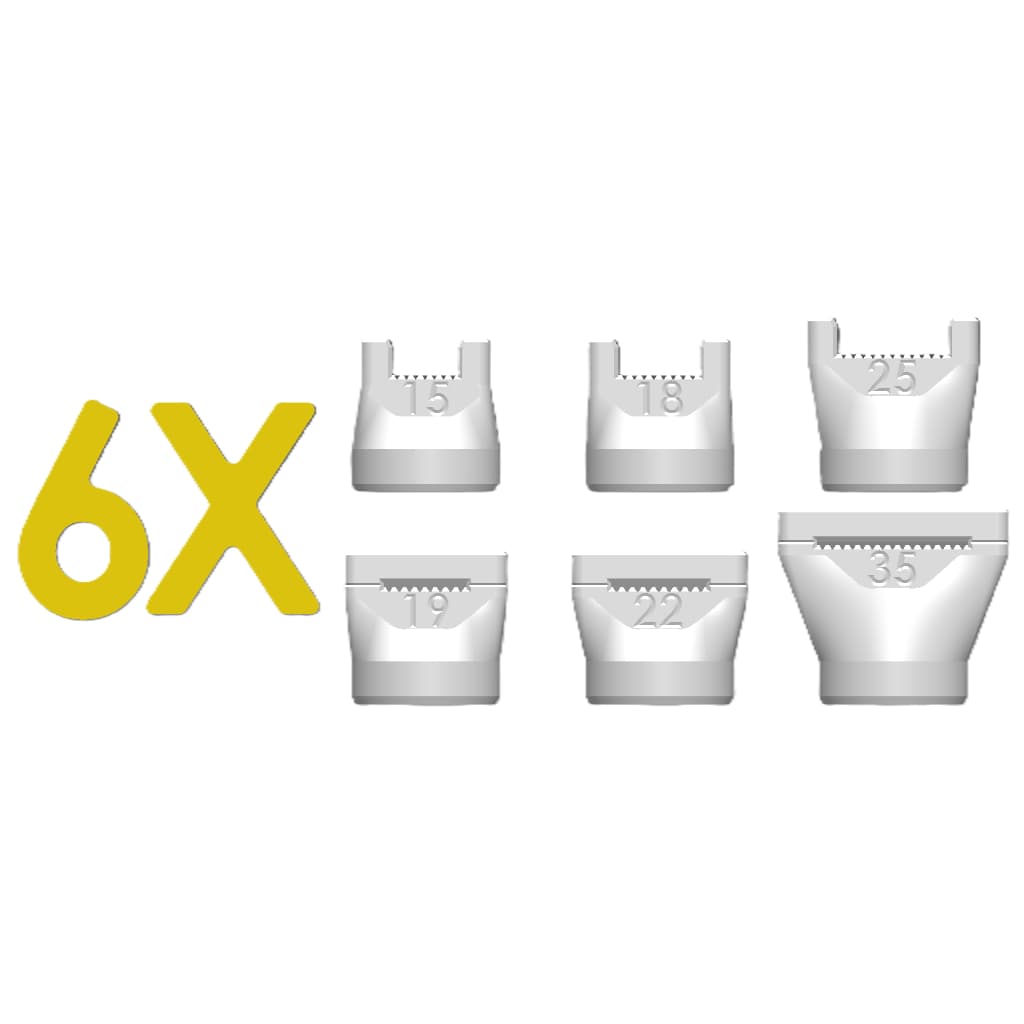 Kit c/ 6 bicos aplicadores cola MDF e fita de borda - Profissional
