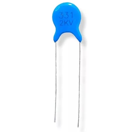 2 X capacitor ceramico 331pf 2kv