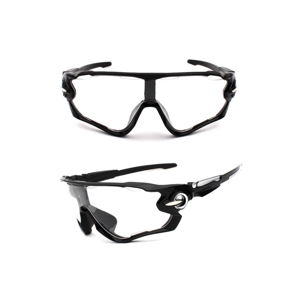 Óculos Esportivo Bike Ciclismo Lentes Noturnas Transparente
