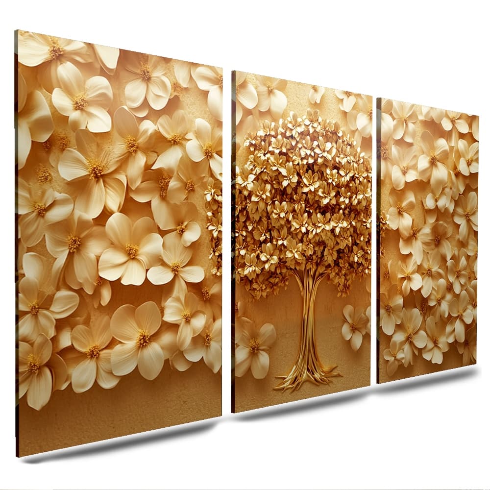 Quadro Decorativo 40x60  arvore luxo Ideal para Sala, Quarto ou Escritório decoração encantadora