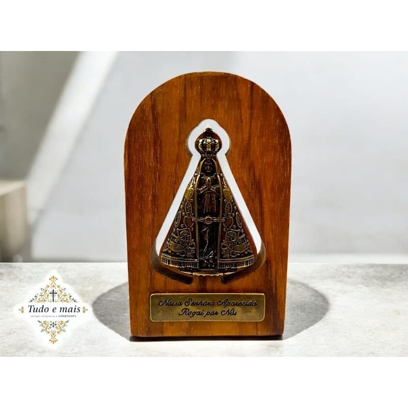 Placa Mini Madeira Nossa Senhora Aparecida