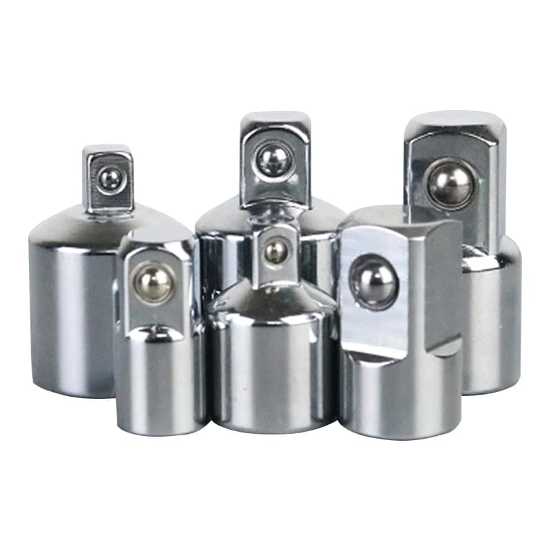 Kit 6 Adaptadores Soquetes Pito Catraca 1 1/4 3/8 1/2 3/4