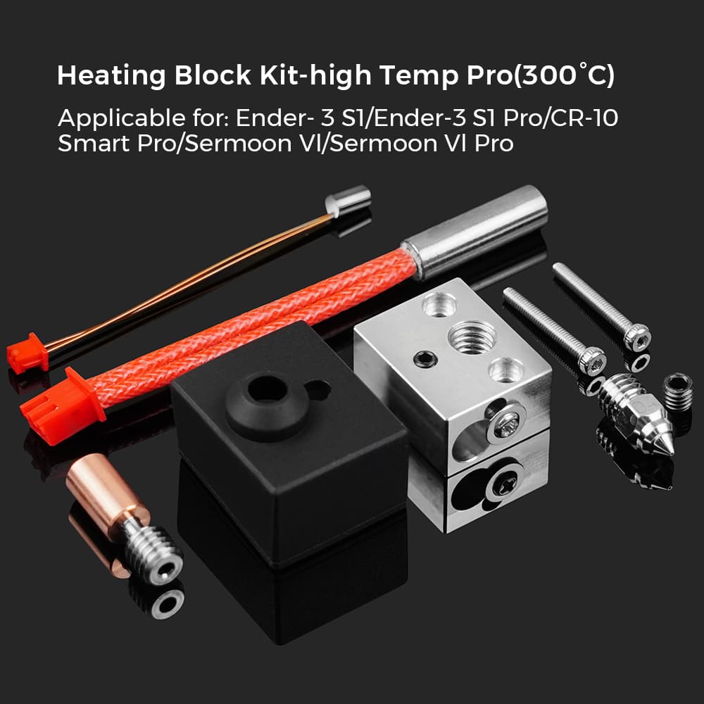 Atualização s1 hotend kit bimetálico Impressora 3D 300 °alta temperartura bimetal