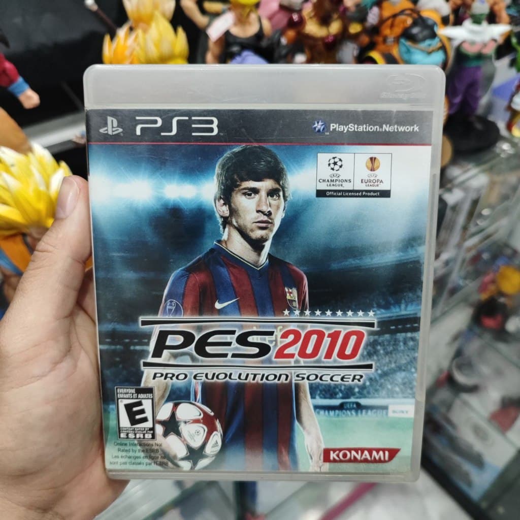 Jogo de Futebol PES 2010 em Midia Fisica para PS3 Playstation 3 Usado Semi-Novo
