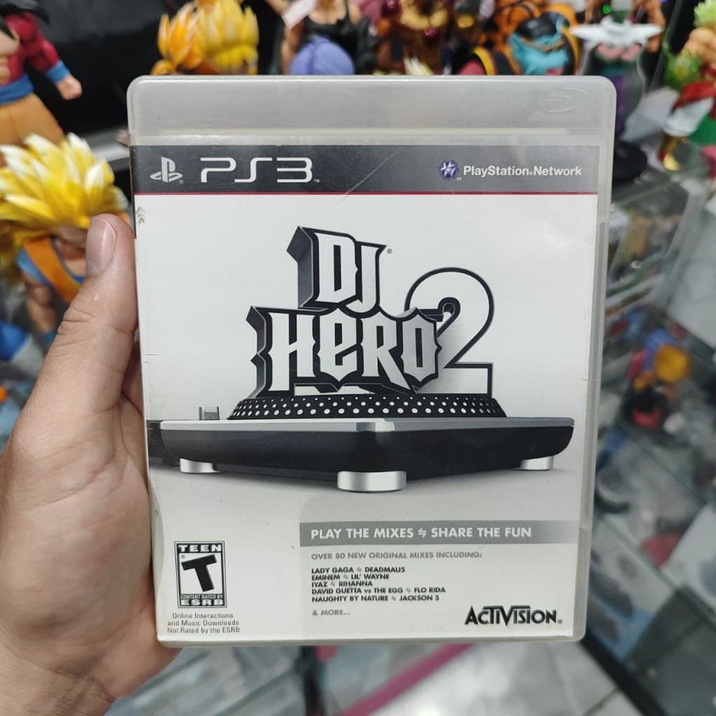 Jogo DJ Hero em Midia Fisica para PS3 Playstation 3 Usado Semi-Novo