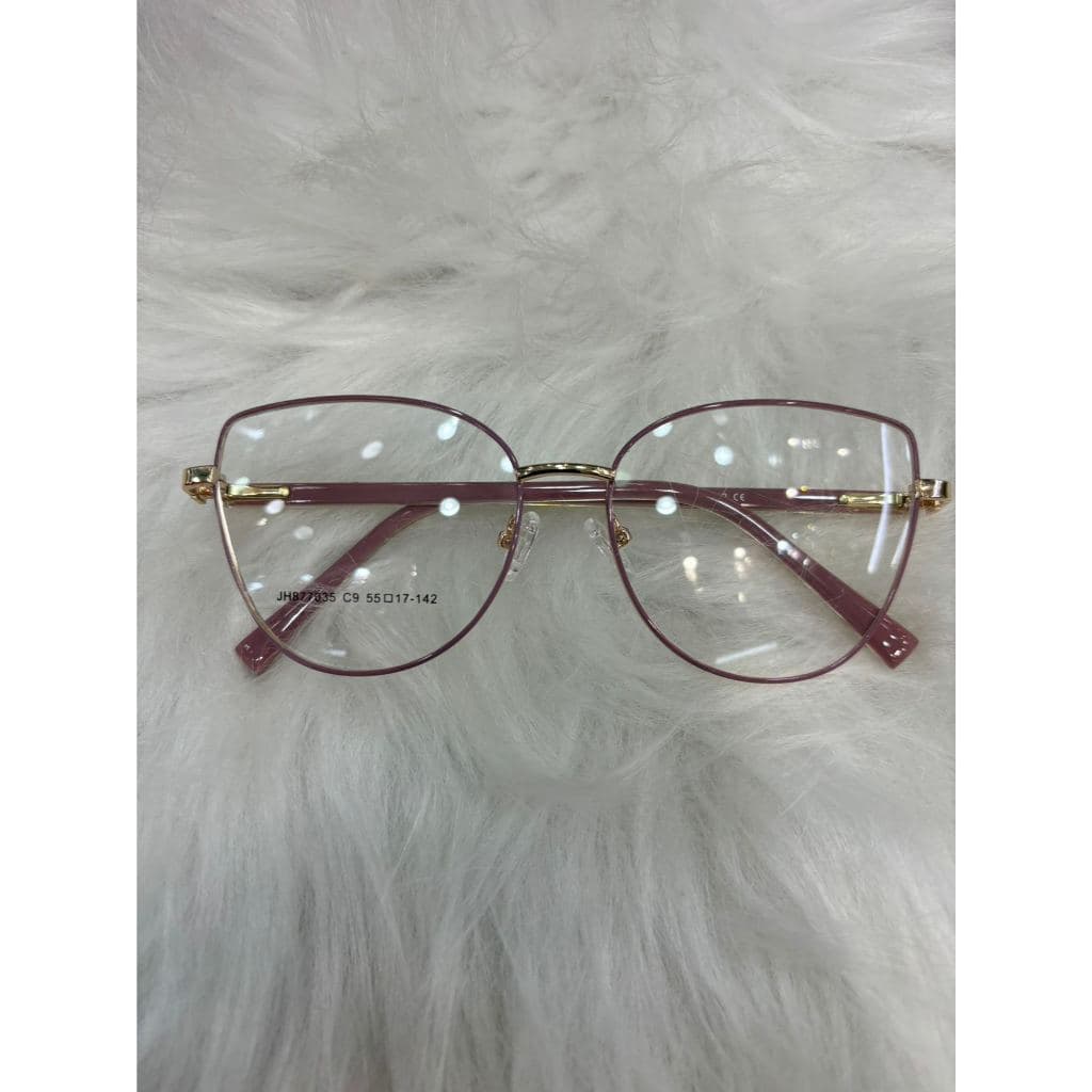 Óculos Armação De Metal Feminino Leve Bonitinha  Moda FemininaZIFEN