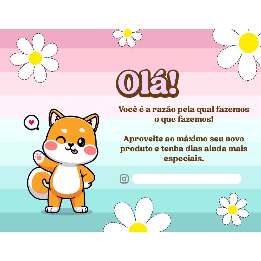 CARTÃO DE AGRADECIMENTO