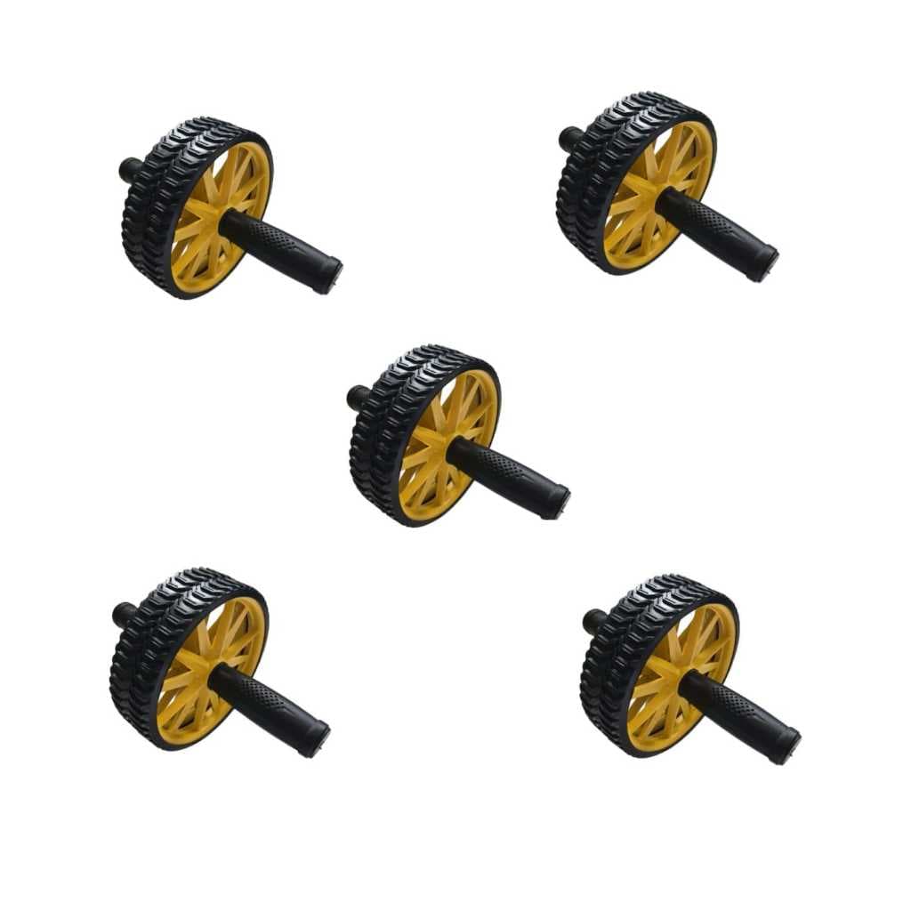 Kit Roda Abdominal Exercício Casa, Funcional, Academia, Rolo Fitness, Exercício Yoga