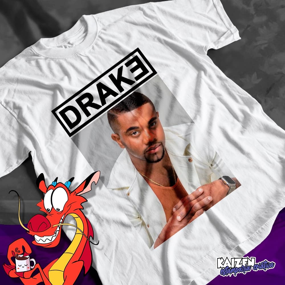 Camiseta Meme - Davi Calabreso Drake - Poliéster