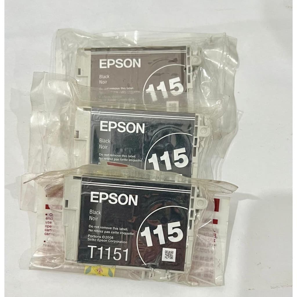 CARTUCHO EPSON T1151 PRETO 3 PCS - ORIGINAL (VENCIDO)