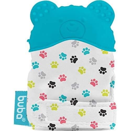 Mordedor Luva de Silicone Urso Azul - Buba Baby Lembrançinha