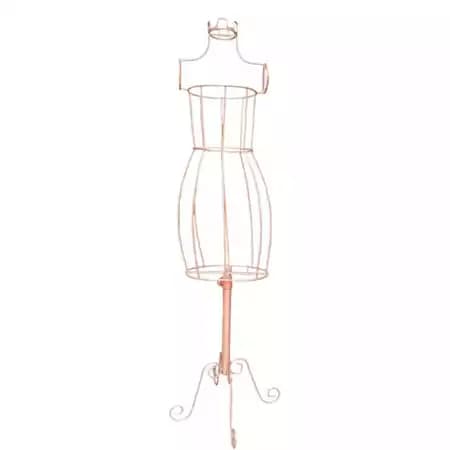 Busto aramado infantil de 4 a 6 anos (branco,dourado,rose)