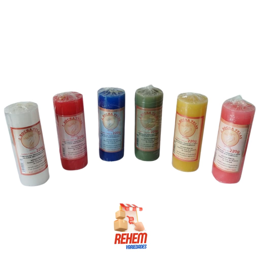 Velas Votivas 7 Dias J. Rocha - 220G