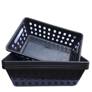 Kit 15 Cestos Organizador Multiuso G Ideal Para Gavetas e Armários em Geral (29X19)