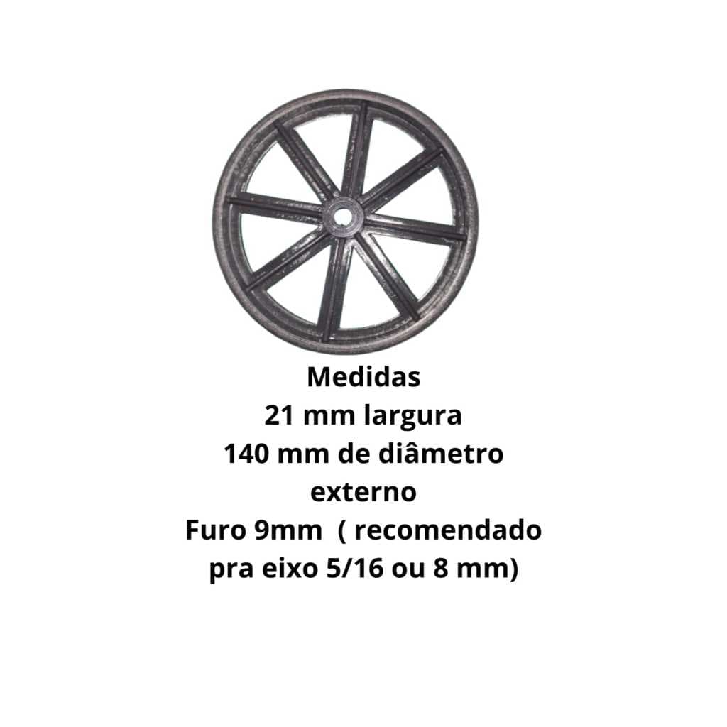 Kit 2 Rodinhas Para Carrinho De Feira,churrasqueira portatil, etc, modelo  Aberta 140 mm diâmetro