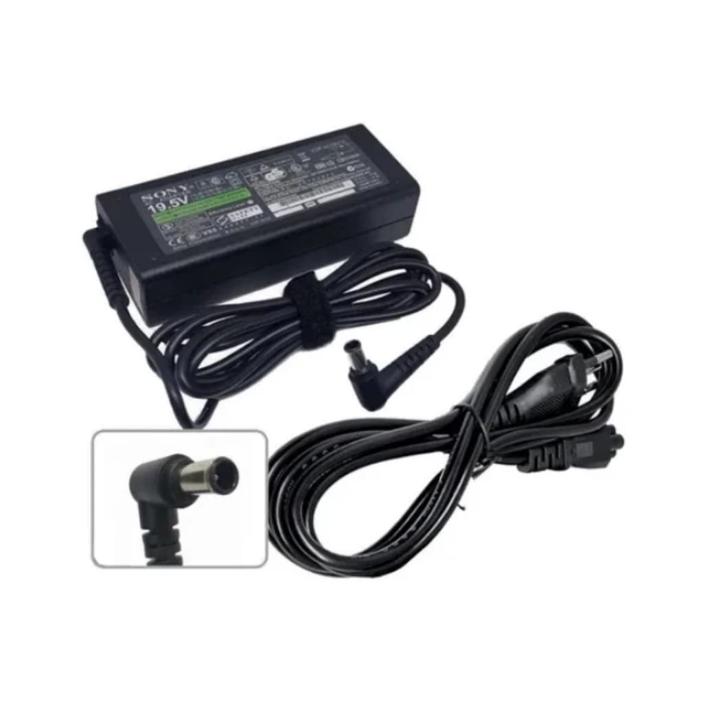 Fonte Carregador Compatível Para Notebook Sony  Vaio Pcg-71911x 90w Nova 19.5V 4.7A  6.5MM X 4.4MM Sve14125cxb 110V-220V