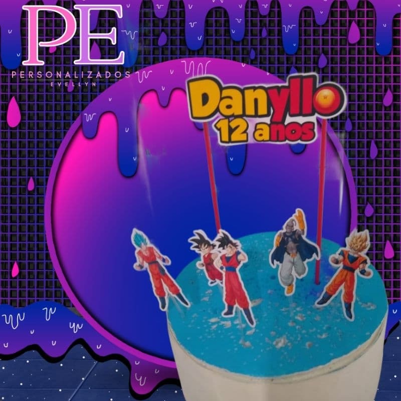 Topo de  bolo dragom ball z