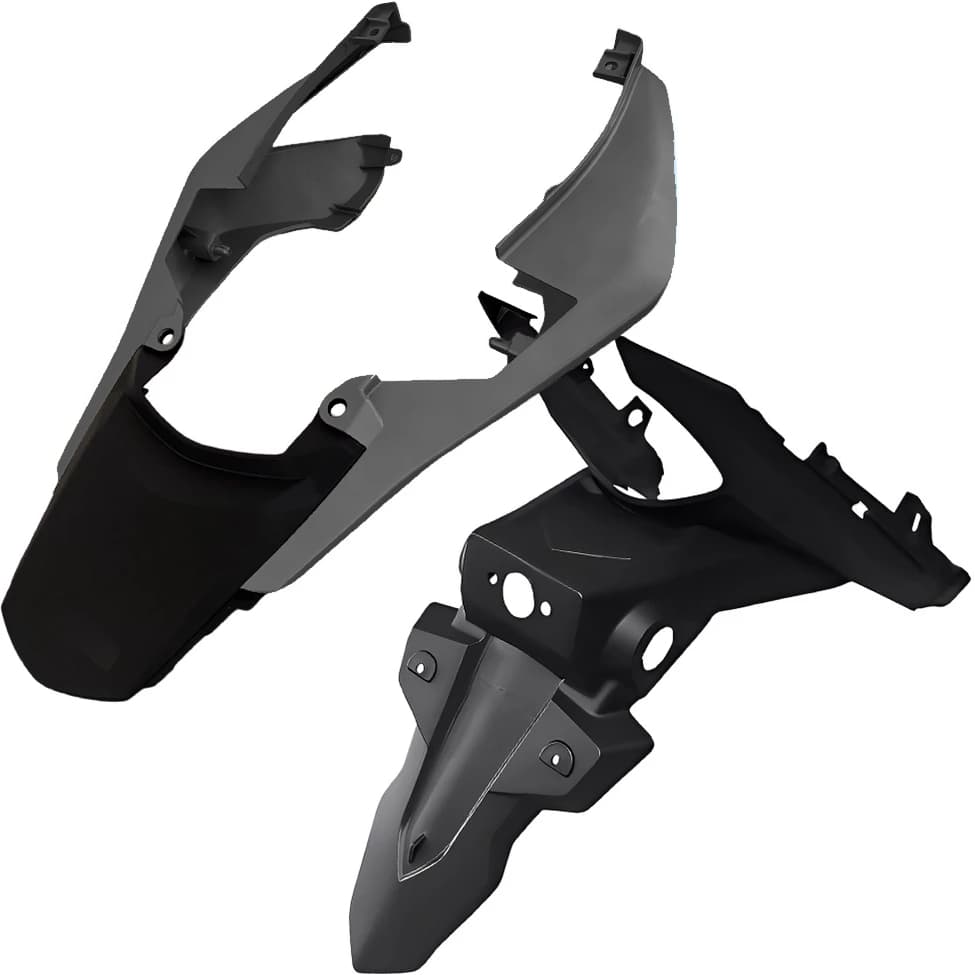 Rabeta Moto Titan 160 2016 A 2022 + Paralama Traseiro Suporte Placa Moto Honda Modelo Original