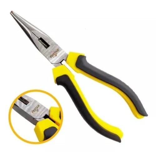 Alicate De Bico Meia Cana Reto  6" Profissional 6 Polegadas Fertak