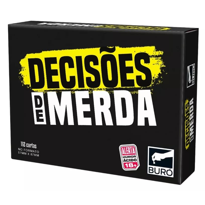 Decisões De Merda - Jogo De Cartas - Buró