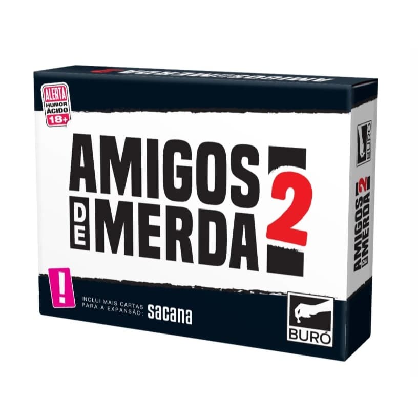Amigos de Merda 2 - Jogo De Cartas de Mesa - Baralho Adulto Humor Negro - Buró